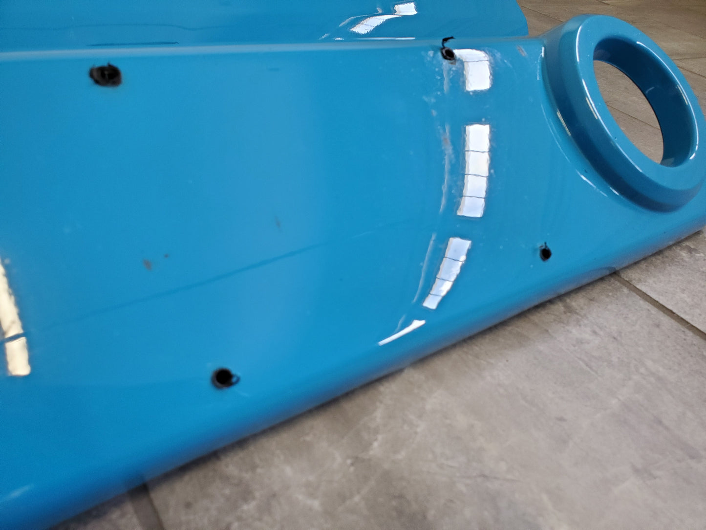 2007-2018 Jeep Wrangler JK Front and Rear Bumper Covers (Applique) Chief Blue