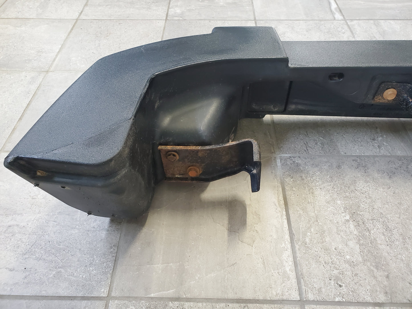 2007-2018 Jeep Wrangler JK Rear Bumper OEM 1BD22RXFAE With Mounting Brackets