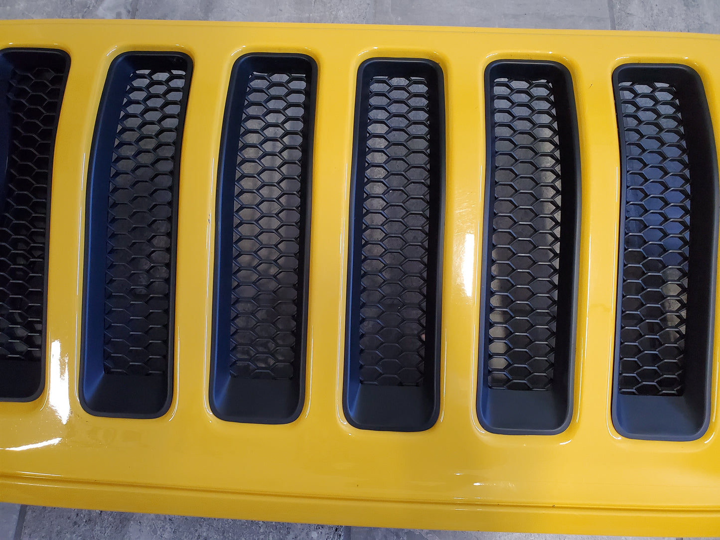 2018-2024 Jeep Wrangler JL Gladiator JT Sport Grille OEM Hella Yella 6BY75TRMAC