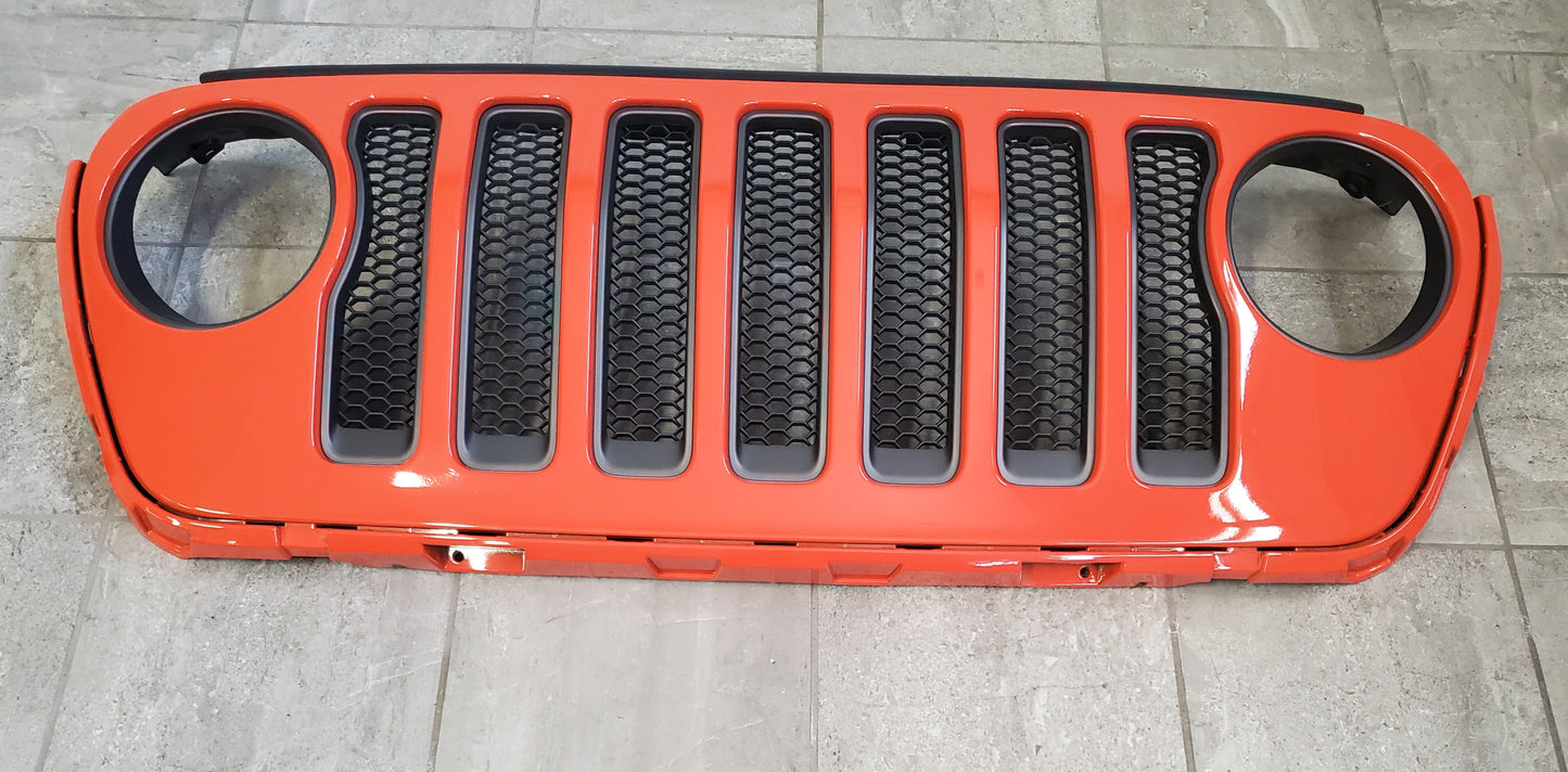 2018-2024 Jeep Wrangler JL Gladiator JT Sahara Grille OEM Punkn 6BY79TRMAB