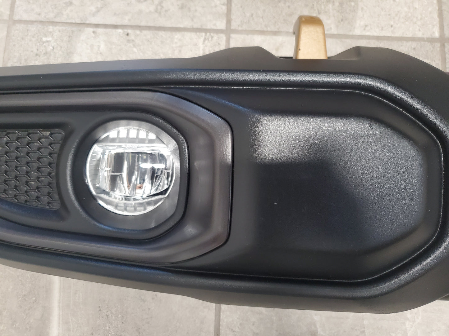 2018-2024 Jeep Wrangler JL Gladiator JT Rubicon Front Bumper With LED Fog Lights Bronze Tow Hooks