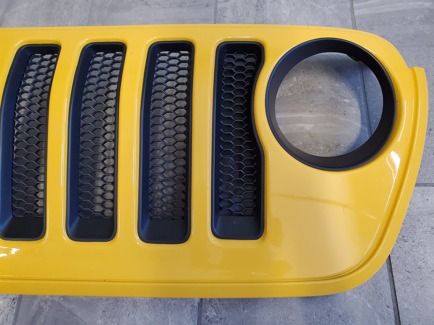 2018-2024 Jeep Wrangler JL Gladiator JT Sport Grille OEM Hella Yella 6BY75TRMAC