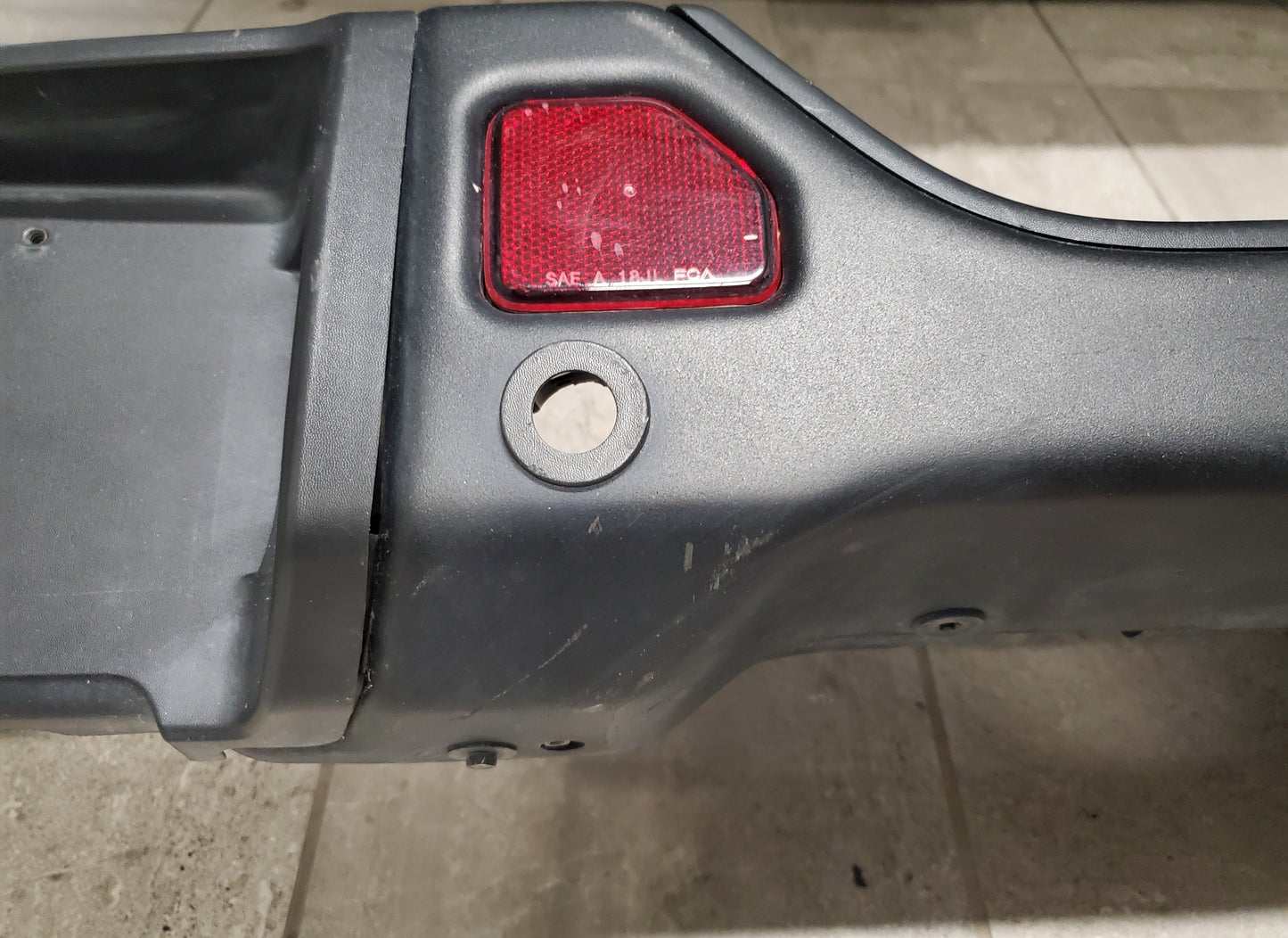 2018-2024 Jeep Wrangler JL Steel Rear Bumper OEM With End Caps, Park Assist