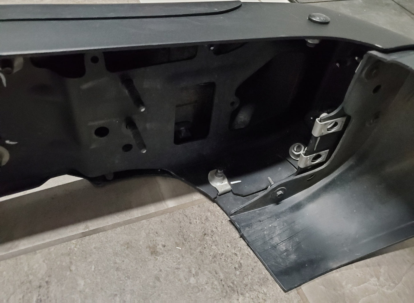 2018-2024 Jeep Wrangler JL Steel Rear Bumper OEM With End Caps, Park Assist