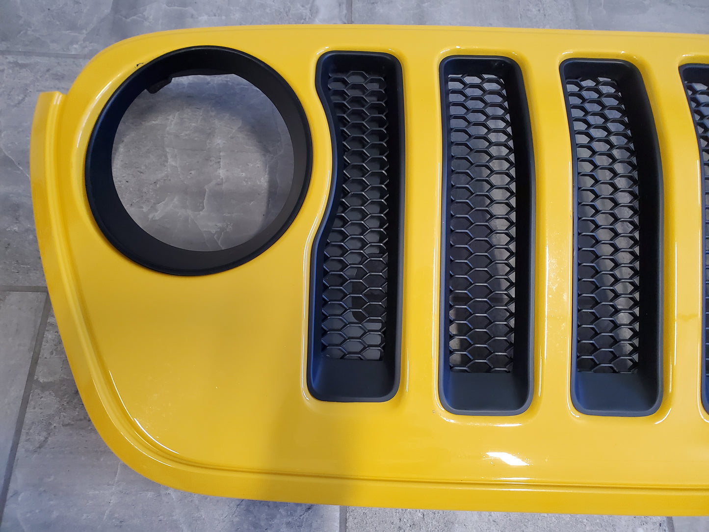 2018-2024 Jeep Wrangler JL Gladiator JT Sport Grille OEM Hella Yella 6BY75TRMAC