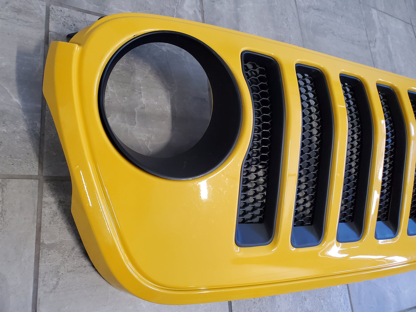 2018-2024 Jeep Wrangler JL Gladiator JT Sport Grille OEM Hella Yella 6BY75TRMAC