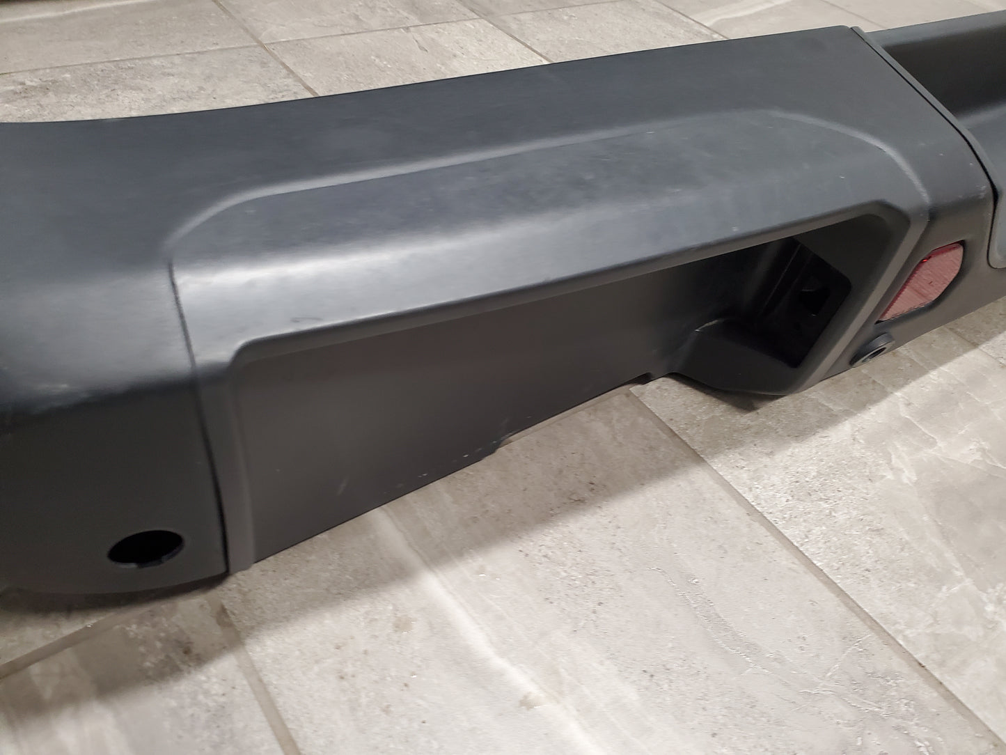 2018-2024 Jeep Wrangler JL Steel Rear Bumper OEM With End Caps, Park Assist