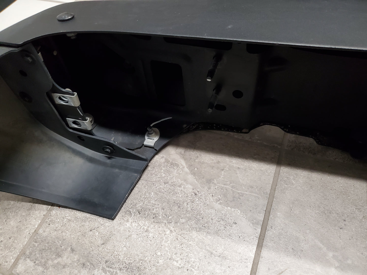 2018-2024 Jeep Wrangler JL Steel Rear Bumper OEM With End Caps, Park Assist